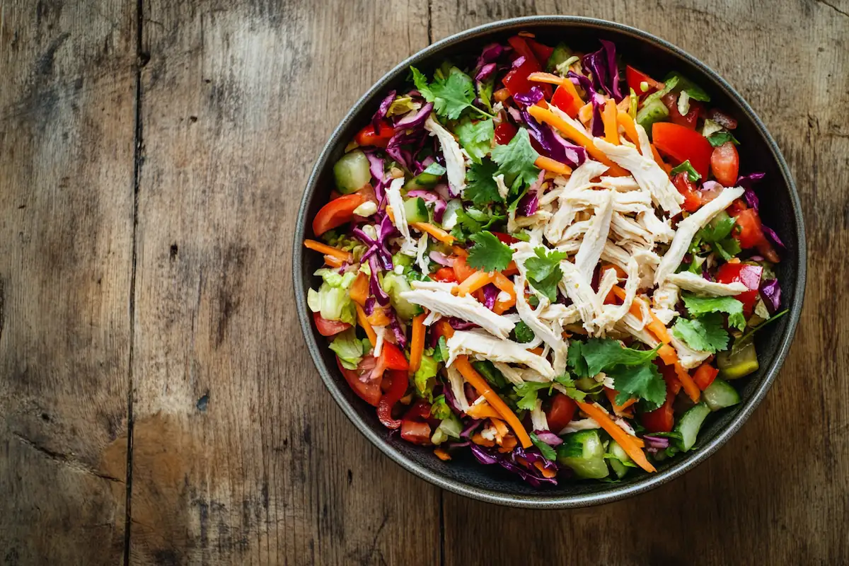 Delicious and Healthy Chicken Taco Salad