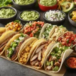 Cinco de Mayo taco recipes featuring carne asada tacos.