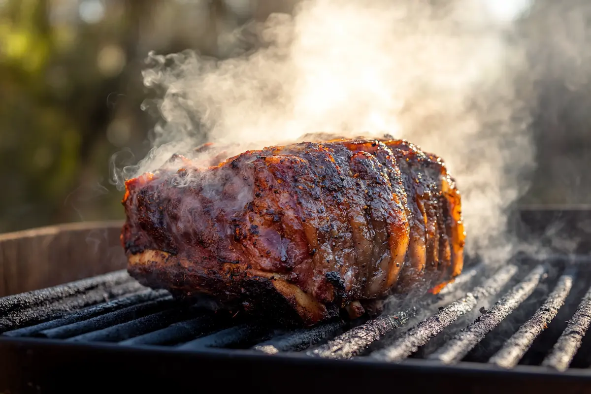 Smoked prime rib recipe perfectly cooked.